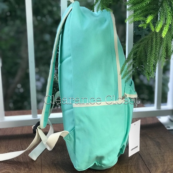 NWT Converse Canvas Original Backpack Green WMNS - Picture 2 of 6